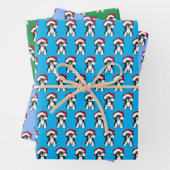 Weihnachts-Havanese Wrapping Paper Set 3 Blätter (Beispiel)