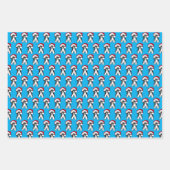 Weihnachts-Havanese Wrapping Paper Set 3 Blätter (Vorderseite)