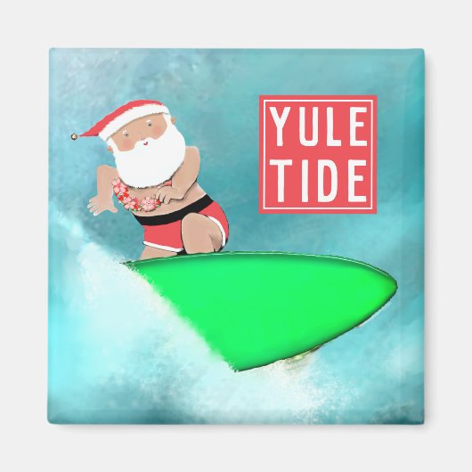 Weihnachts Hawaii Holiday Geschenk Magnet (Vorne)