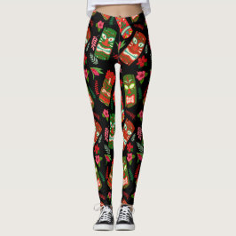 Weihnachts-Hawaiisch Leggings