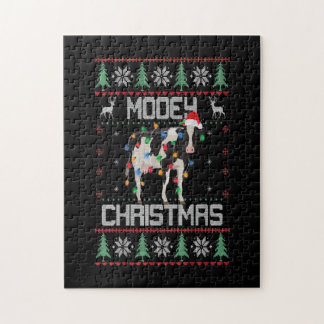 Weihnachts-Heifers-Kuh-Geschenk| Kuhfarm Lover Ide Puzzle