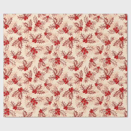 Weihnachts-Heilige Muster Geschenkpapier (Flach)