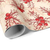 Weihnachts-Heilige Muster Geschenkpapier (Rolleneckpunkt)