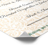 Weihnachts Heiliger Koch Catering Dinner Party Men Poster (Ecke)