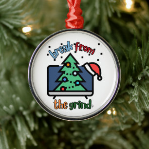 Weihnachts-Heimkinofilm-Ornament Ornament Aus Metall