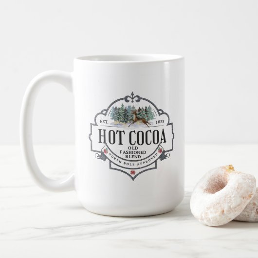 Weihnachts-heiße Kakao Kaffeetasse (Mit Donut)