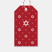 Weihnachts heiße Schokolade bejubeln glückliche Fe Geschenkanhänger (Rückseite)