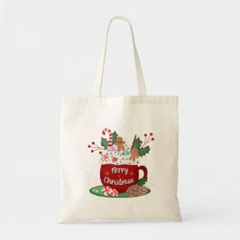 Weihnachts-Heiße Schokolade Tragetasche