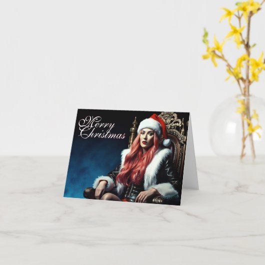 Weihnachts heißeste Schwester - Merry Xmas 0312202 Karte (Gelbe Blume)