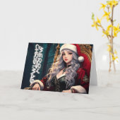 Weihnachts heißeste Schwester - Merry Xmas 0312202 Karte (Gelbe Blume)