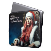 Weihnachts heißeste Schwester - Merry Xmas 0312202 Laptopschutzhülle (Vorderseite Links)