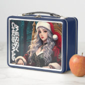 Weihnachts heißeste Schwester - Merry Xmas 0312202 Metall Brotdose (Beispiel)