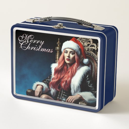 Weihnachts heißeste Schwester - Merry Xmas 0312202 Metall Brotdose (Vorderseite)