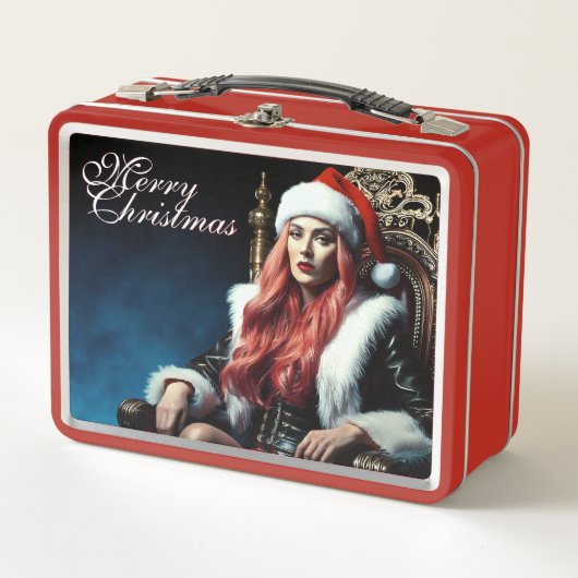 Weihnachts heißeste Schwester - Merry Xmas 0312202 Metall Brotdose (Vorderseite)