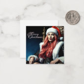 Weihnachts heißeste Schwester - Merry Xmas 0312202 Mitteilungskarte (Vorderseite/Rückseite Beispiel)