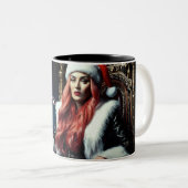 Weihnachts heißeste Schwester - Merry Xmas 0312202 Zweifarbige Tasse (VorderseiteRechts)