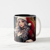 Weihnachts heißeste Schwester - Merry Xmas 0312202 Zweifarbige Tasse (VorderseiteRechts)