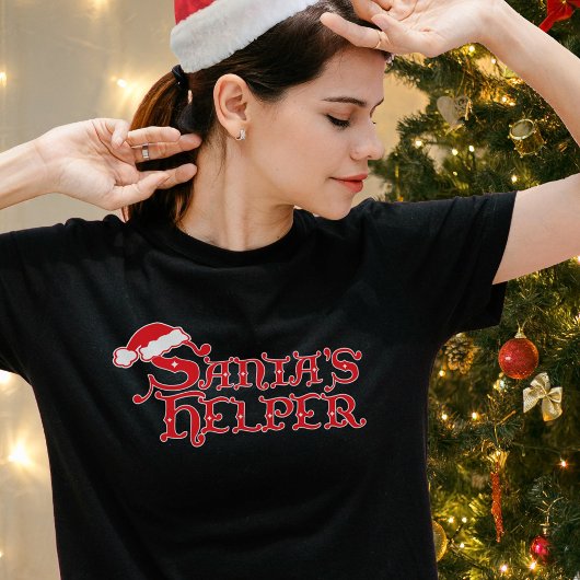 Weihnachts-Helfer rot-weiß Weihnachten T - Shirt