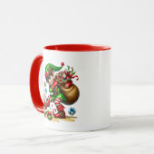 Weihnachts-Helfer Tasse (Vorderseite Links)