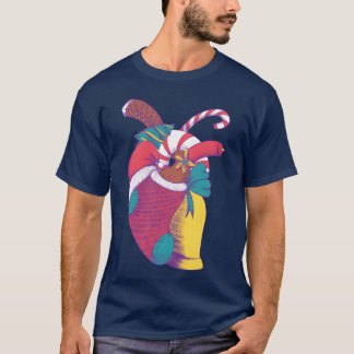 Weihnachts-Herz Junge T-Shirt