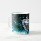 Weihnachts-Herz-Tasse (Stretch) Kaffeetasse (Vorderseite Links)