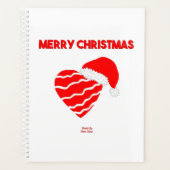 Weihnachts-Herzstandardplaner Planer (Vorderseite)