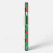 Weihnachts-Hexagone iPhone Hülle (Linke Seite)