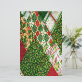 Weihnachts-Hintergrund Briefpapier (Stehend Vorderseite)