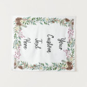 Weihnachts-Hintergrund, Empfang-Foto-Stand Wandteppich (Vorderseite (Horizontal))