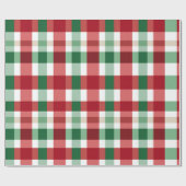 Weihnachts-Hintergrund Karo Muster Geschenkpapier (Flach)