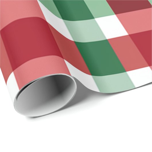 Weihnachts-Hintergrund Karo Muster Geschenkpapier (Rolleneckpunkt)