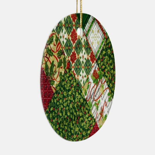 Weihnachts-Hintergrund Keramikornament (Rechts)