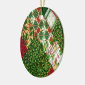 Weihnachts-Hintergrund Keramikornament (Links)