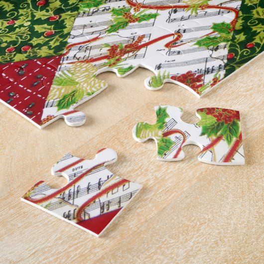 Weihnachts-Hintergrund Puzzle (Seite)