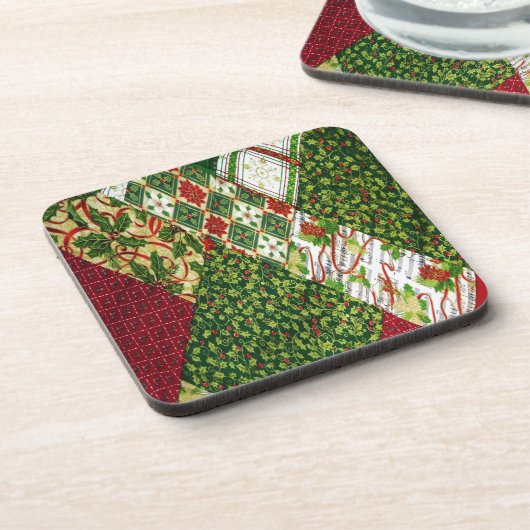 Weihnachts-Hintergrund Untersetzer (Linke Seite)