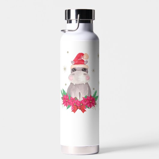 Weihnachts-Hippo Trinkflasche (Rechts)