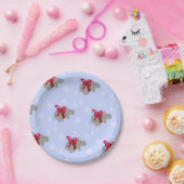 Weihnachts-Hippopotamus Paper Holiday Party Teller (Party)