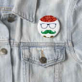 Weihnachts-Hipster Button (Beispiel)