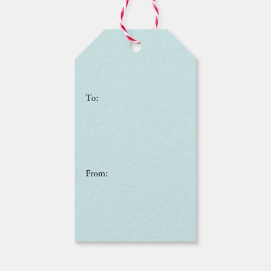 Weihnachts-Hipster Fox Geschenkanhänger (Rückseite)