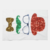 Weihnachts-Hipster Handtuch (Horizontal)