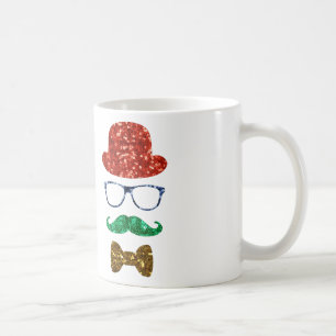 Weihnachts-Hipster Kaffeetasse