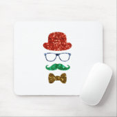Weihnachts-Hipster Mousepad (Mit Mouse)
