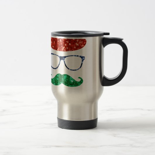 Weihnachts-Hipster Reisebecher (Rechts)