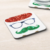 Weihnachts-Hipster Untersetzer (Linke Seite)