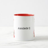 Weihnachts-Hirsch mit Grünhut-Tasse Tasse (Zentrum)