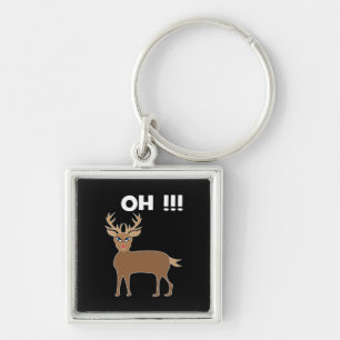 Weihnachts Hirsch Saison Cute Festlich Retro Stil  Schlüsselanhänger
