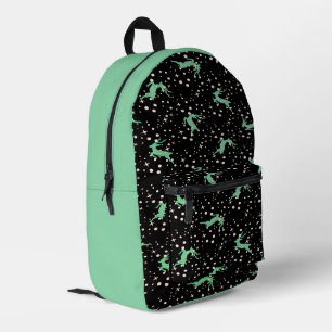 Weihnachts Hirsch Stern Winter Muster Bedruckter Rucksack