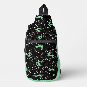 Weihnachts Hirsch Stern Winter Muster  Crossbody Bag