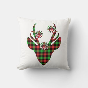 Weihnachts-Hirsch-Wurfkissen Kissen
