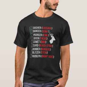Weihnachts-Hirschjäger Weihnachten-Rentierfleisch T-Shirt